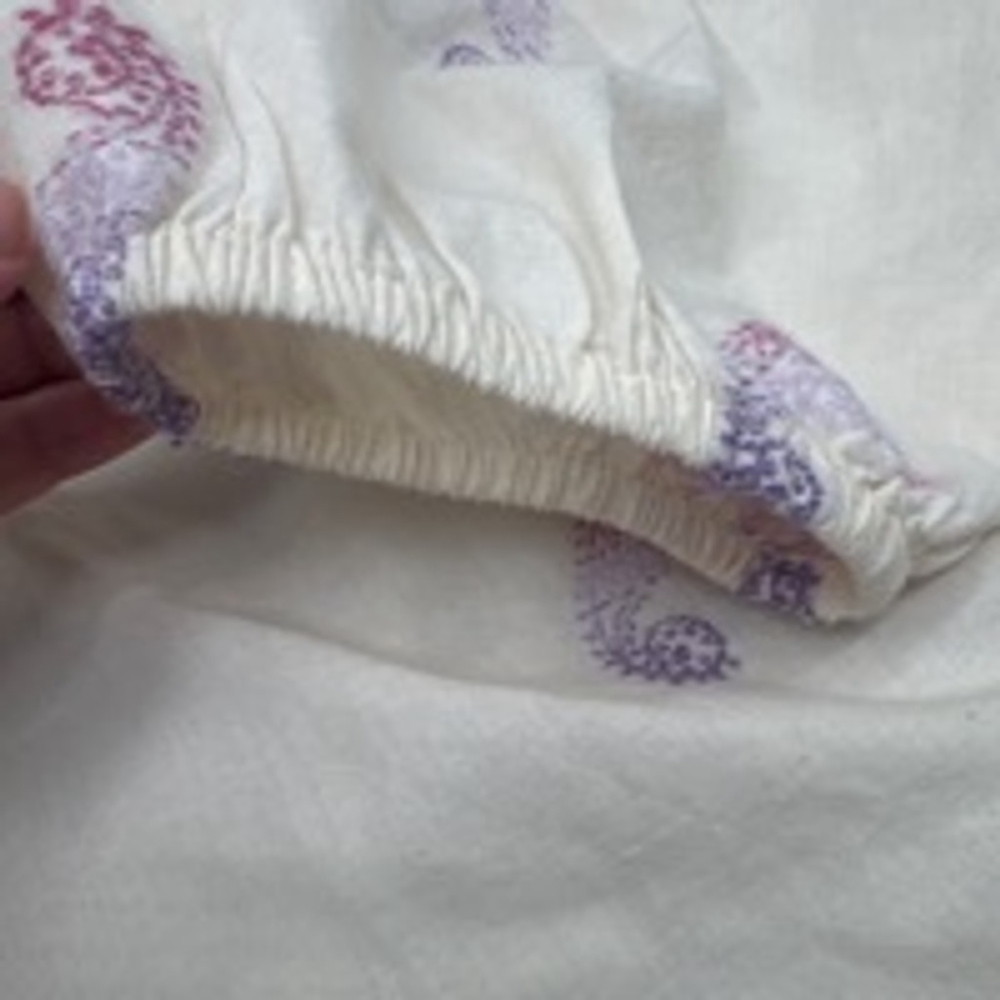 Women's J. Jill Blouse Size M Paisley - Picture 5 of 6